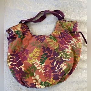 Lucky Brand Canvas Tote, Floral Pattern
